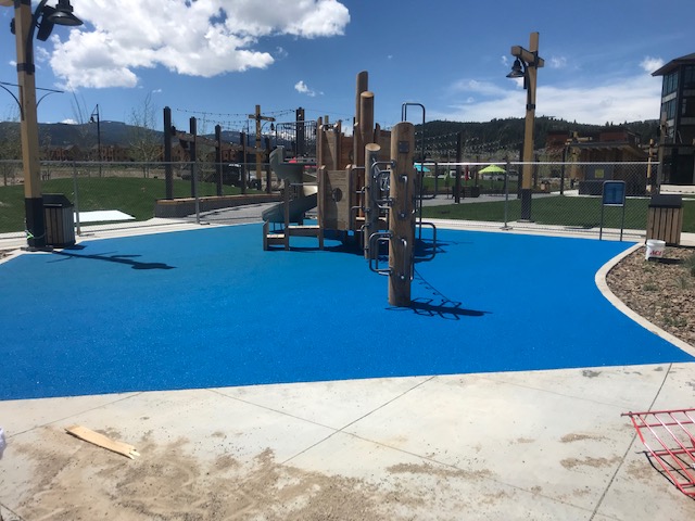 image of Big Sky Town Center Poured-in-Place Playground